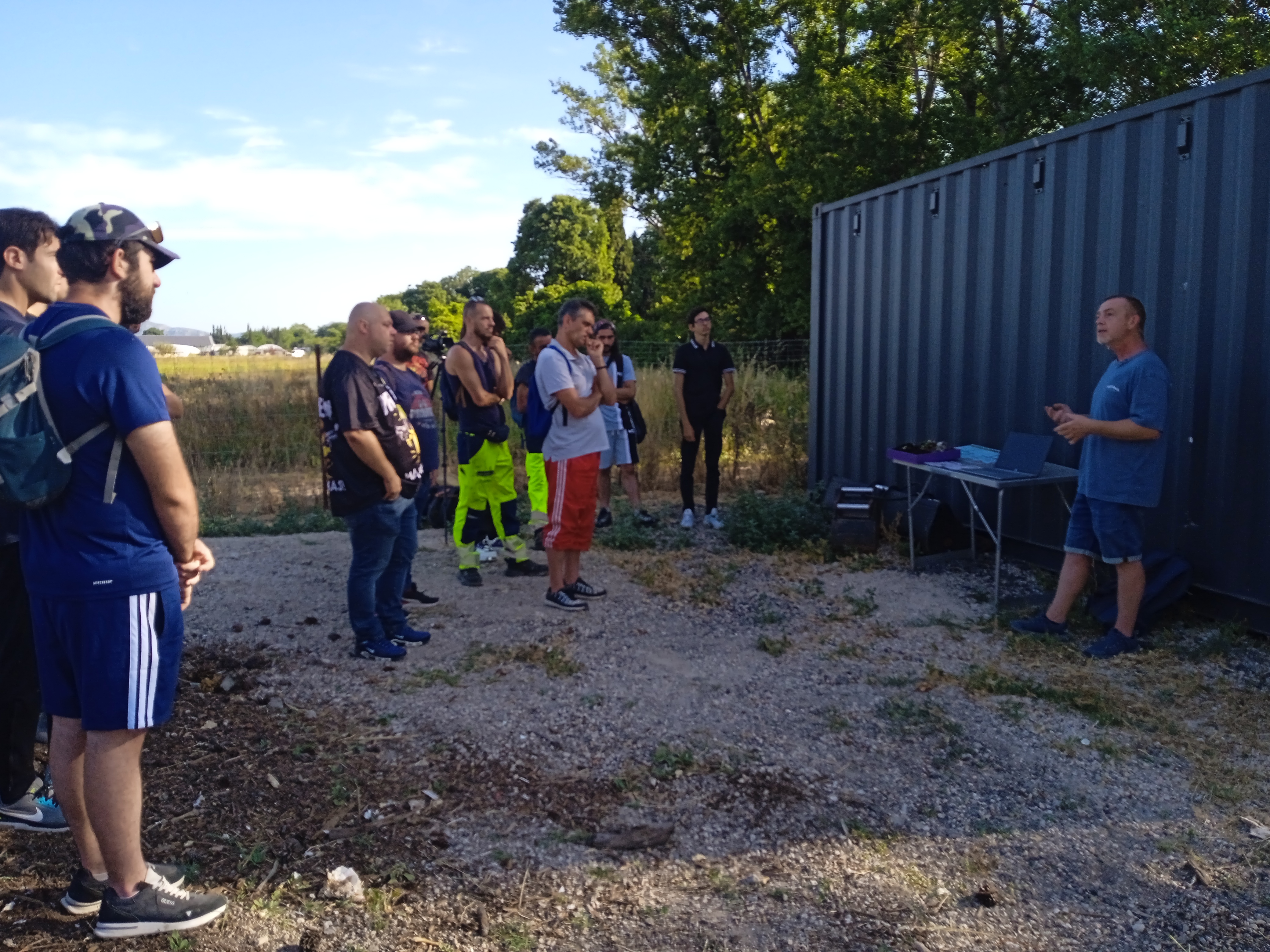 Session de sensibilisation sur site