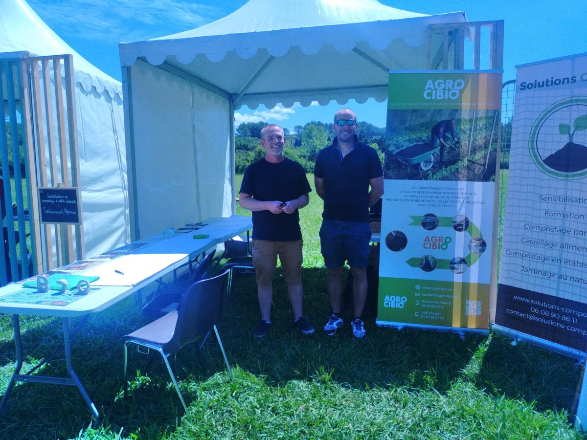 Stand Agrocibio lors d’un événement local